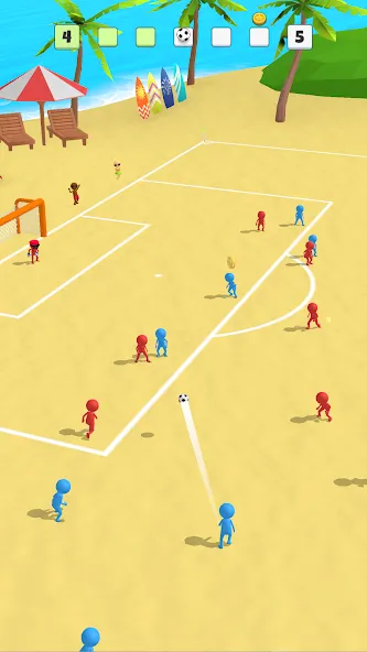 Super Goal: Fun Soccer Game (Супер Гол) МОД/Взлом [Деньги, Монеты и Меню MOD] Screenshot 2