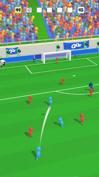 Super Goal: Fun Soccer Game (Супер Гол) МОД/Взлом [Деньги, Монеты и Меню MOD] Screenshot 4