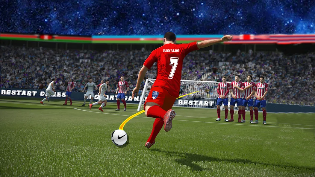 Soccer Kick Football Champion МОД/Взлом [Деньги, Монеты и Меню MOD] Screenshot 2