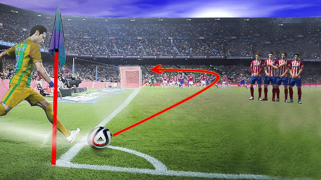 Soccer Kick Football Champion МОД/Взлом [Деньги, Монеты и Меню MOD] Screenshot 4