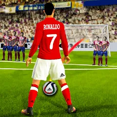 Скачать взломанную Soccer Kick Football Champion на андроид с много денег