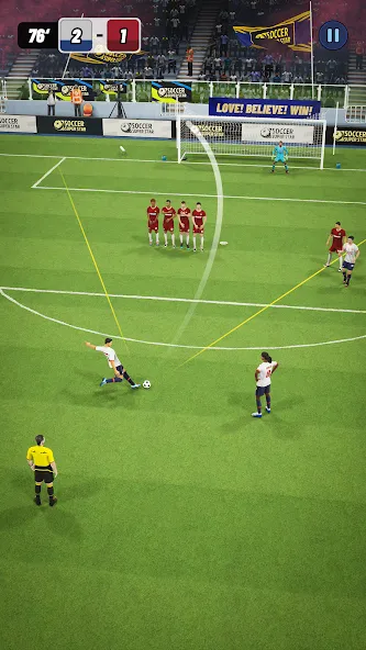 Soccer Superstar (Соккер упер Стар) МОД/Взлом [Деньги, Монеты и Меню MOD] Screenshot 1