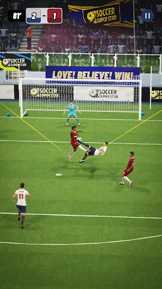 Soccer Superstar (Соккер упер Стар) МОД/Взлом [Деньги, Монеты и Меню MOD] Screenshot 2