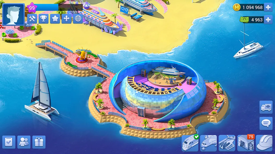 Megapolis: City Building Sim (Мегаполис) МОД/Взлом [Деньги, Монеты и Меню MOD] Screenshot 5