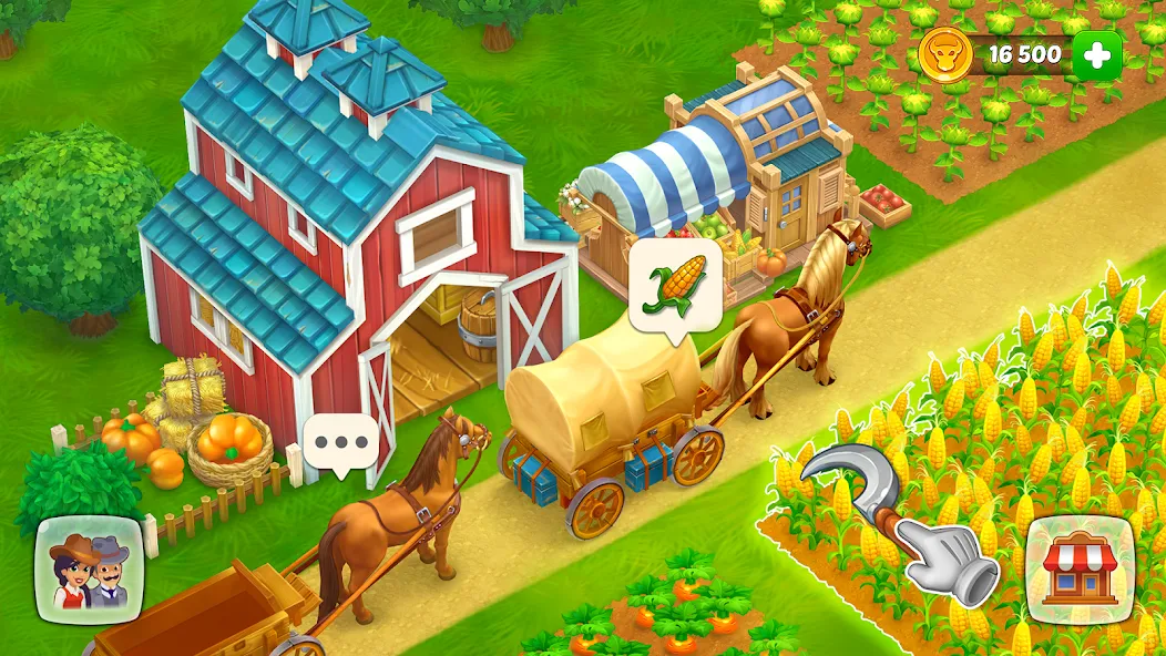 Wild West: Farm Town Build (Уайлд Вест) МОД/Взлом [Меню, Бесконечные монеты и Открытые уровни] Screenshot 5