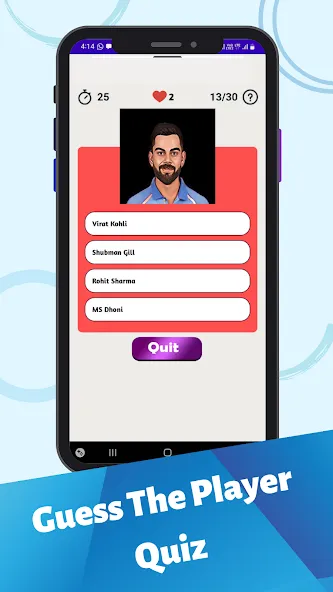 Cricket Quiz Game (Крикет Викторина Т20) МОД/Взлом [Много монет, Открытые уровни и Мега MOD] Screenshot 1
