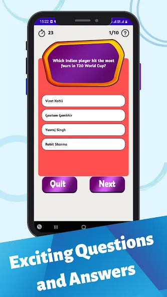 Cricket Quiz Game (Крикет Викторина Т20) МОД/Взлом [Много монет, Открытые уровни и Мега MOD] Screenshot 4