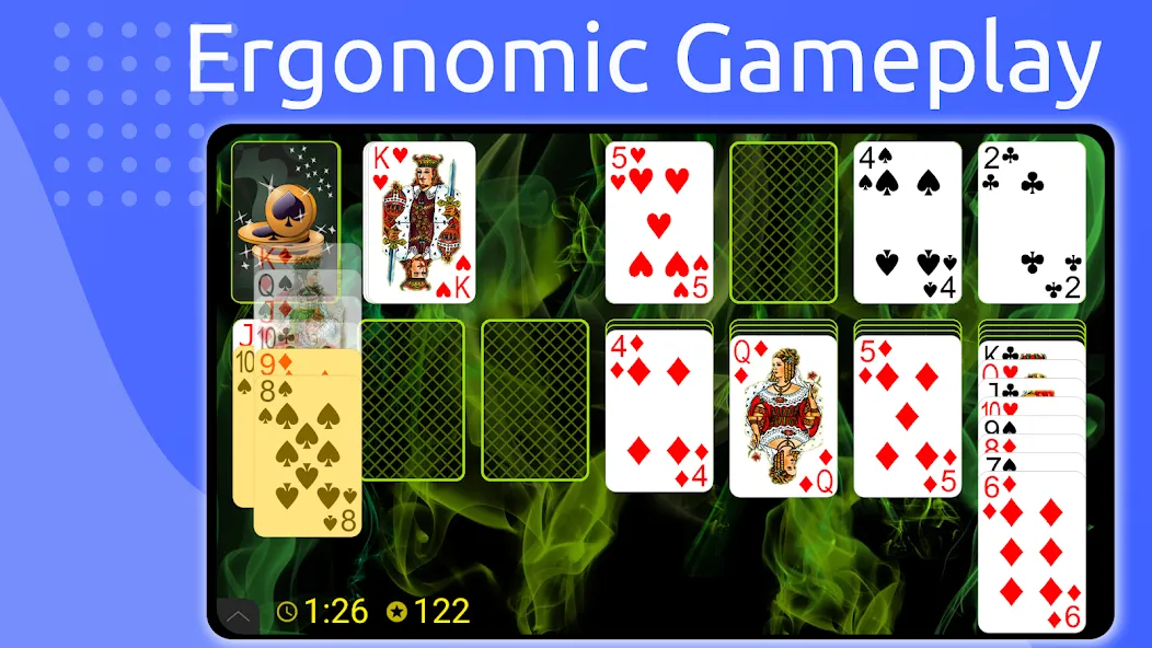 Solitaire МОД/Взлом [Деньги, Монеты и Меню MOD] Screenshot 1