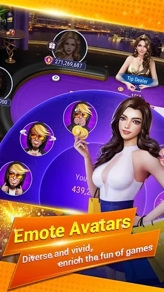 Sohoo Poker - Texas Holdem (Соху Покер) МОД/Взлом [Деньги, Монеты и Меню MOD] Screenshot 3