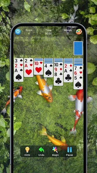 Solitaire, Klondike Card Games МОД/Взлом [Все открыто, Дополнительные деньги и Меню MOD] Screenshot 5