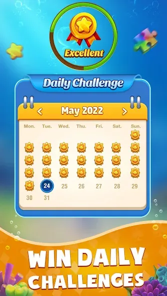 Solitaire: Fish Master (Солитер) МОД/Взлом [Много монет, Открытые уровни и Мега MOD] Screenshot 5
