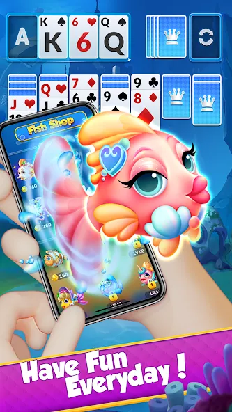 Solitaire - Klondike Card Game (Солитер) МОД/Взлом [Много денег, Монет и Все открыто] Screenshot 3