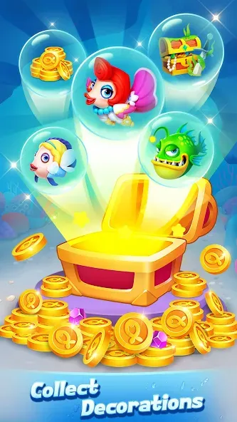 Solitaire 3D Fish МОД/Взлом [Все открыто, Дополнительные деньги и Меню MOD] Screenshot 5