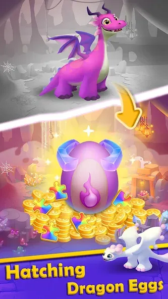 Solitaire Dragons МОД/Взлом [Много денег, Монет и Все открыто] Screenshot 5