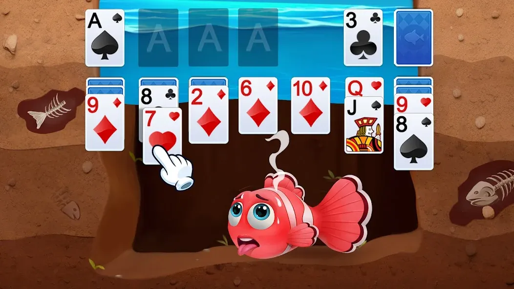 Solitaire МОД/Взлом [Много денег, Монет и Все открыто] Screenshot 2