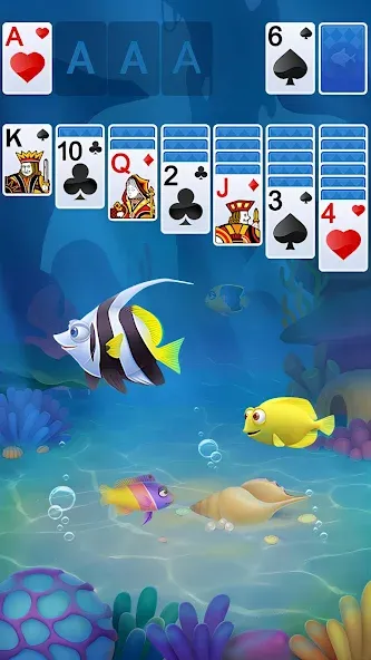 Solitaire МОД/Взлом [Много денег, Монет и Все открыто] Screenshot 4