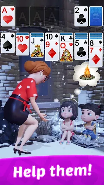Solitaire: Card Games МОД/Взлом [Бесконечные деньги, Монеты и Мега MOD] Screenshot 4