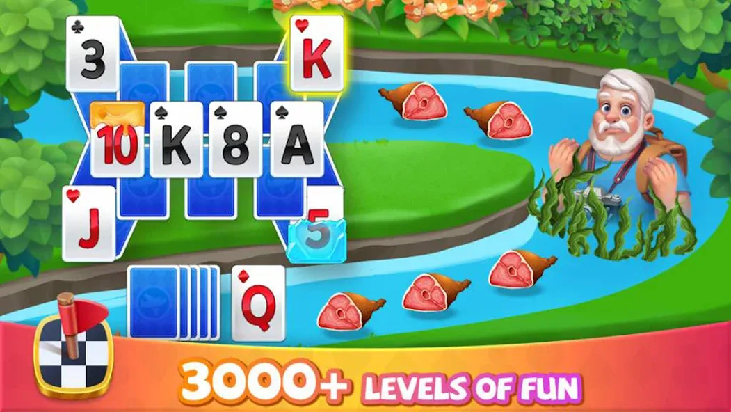 Solitaire Good Times (Солитер Гуд Таймс) МОД/Взлом [Много монет, Открытые уровни и Мега MOD] Screenshot 2