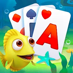 Скачать Solitaire TriPeaks Fish взлом на много денег и без рекламы на андроид бесплатно