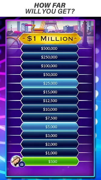 Official Millionaire Game МОД/Взлом [Все открыто, Дополнительные деньги и Меню MOD] Screenshot 5