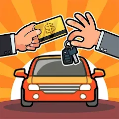 Скачать Взломанная Used Car Tycoon Game на Андроид с мод меню много денег