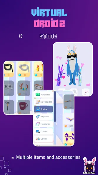 Virtual Droid МОД/Взлом [Бесконечные деньги, Монеты и Мега MOD] Screenshot 4