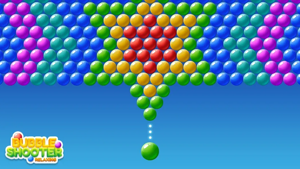Bubble Shooter Relaxing (Бабл Шутер Релаксинг) МОД/Взлом [Меню, Бесконечные монеты и Открытые уровни] Screenshot 1