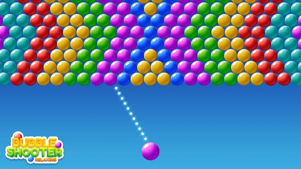 Bubble Shooter Relaxing (Бабл Шутер Релаксинг) МОД/Взлом [Меню, Бесконечные монеты и Открытые уровни] Screenshot 2
