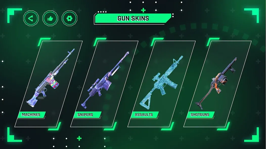 WeShots: Gun Sounds - Gun Shot (Уишотс) МОД/Взлом [Меню, Бесконечные монеты и Открытые уровни] Screenshot 4