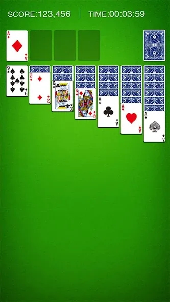 Classic Solitaire: Card Games МОД/Взлом [Меню, Бесконечные монеты и Открытые уровни] Screenshot 1