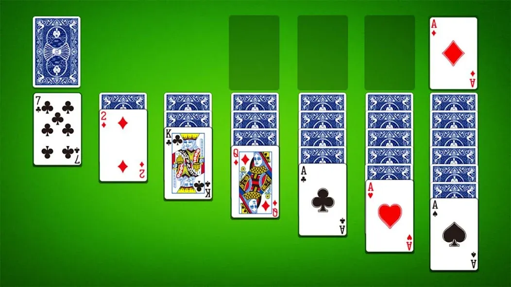 Classic Solitaire: Card Games МОД/Взлом [Меню, Бесконечные монеты и Открытые уровни] Screenshot 2