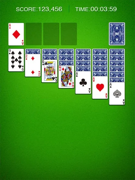 Classic Solitaire: Card Games МОД/Взлом [Меню, Бесконечные монеты и Открытые уровни] Screenshot 3