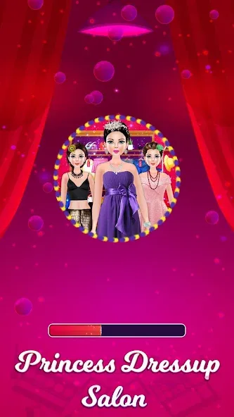 Princess Makeup Dressup Salon (Принцесса Мейкап Дрессап Салон) МОД/Взлом [Бесконечные деньги, Монеты и Мега MOD] Screenshot 1