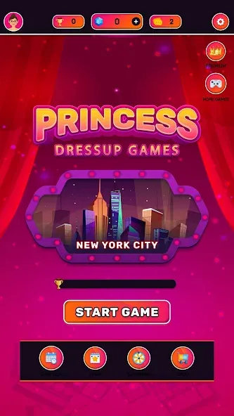 Princess Makeup Dressup Salon (Принцесса Мейкап Дрессап Салон) МОД/Взлом [Бесконечные деньги, Монеты и Мега MOD] Screenshot 2