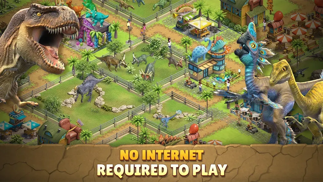 Jurassic Dinosaur: Dino Game (Динозавры юрского периода) МОД/Взлом [Деньги, Монеты и Меню MOD] Screenshot 2