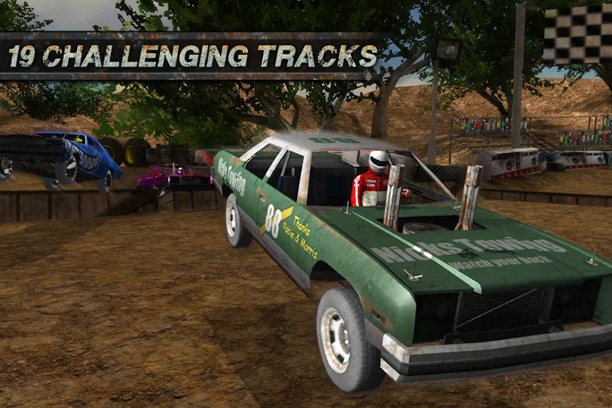 Demolition Derby: Crash Racing (Демолиция Дерби) МОД/Взлом [Бесконечные деньги, Монеты и Мега MOD] Screenshot 2