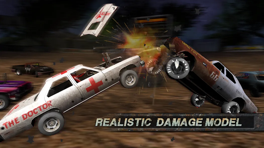 Demolition Derby: Crash Racing (Демолиция Дерби) МОД/Взлом [Бесконечные деньги, Монеты и Мега MOD] Screenshot 5