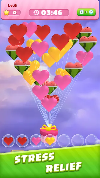 Bubble Burst：Match 3D МОД/Взлом [Много монет, Открытые уровни и Мега MOD] Screenshot 5