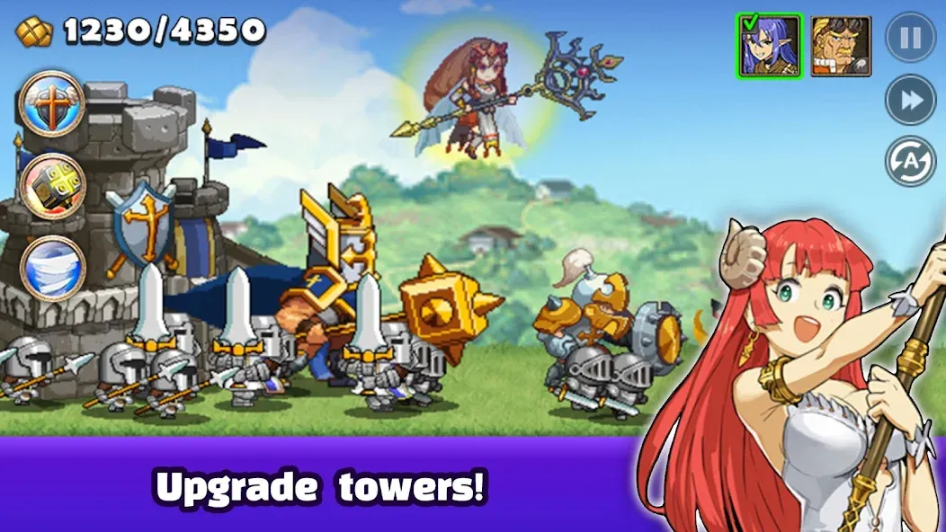 Kingdom Wars - Tower Defense (Кингдом Варс) МОД/Взлом [Деньги, Монеты и Меню MOD] Screenshot 2