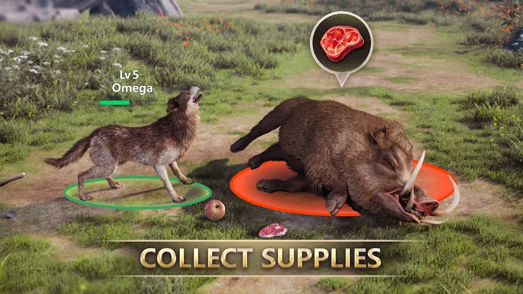 Wolf Game: Wild Animal Wars (Вулф Гейм) МОД/Взлом [Бесконечные деньги, Монеты и Мега MOD] Screenshot 2
