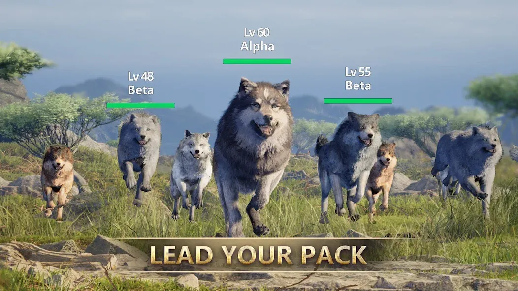 Wolf Game: Wild Animal Wars (Вулф Гейм) МОД/Взлом [Бесконечные деньги, Монеты и Мега MOD] Screenshot 4