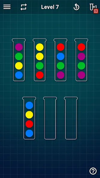 Ball Sort Puzzle - Color Games (Балл Сорт Пазл) МОД/Взлом [Все открыто, Дополнительные деньги и Меню MOD] Screenshot 1
