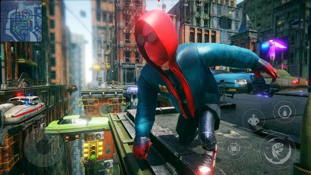 Super city Hero:Spider Game (Супер город Герой) МОД/Взлом [Все открыто, Дополнительные деньги и Меню MOD] Screenshot 1