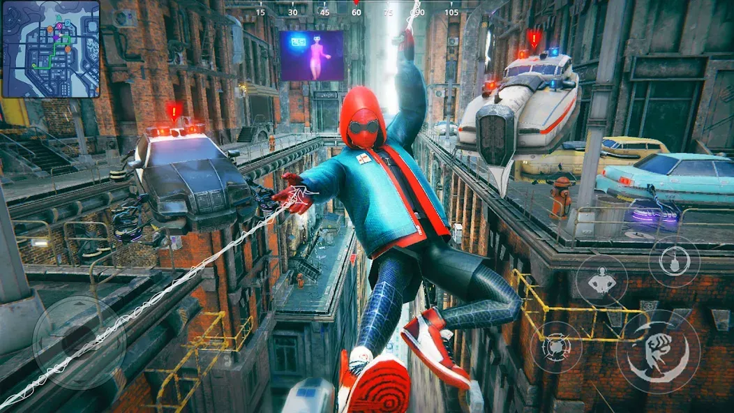 Super city Hero:Spider Game (Супер город Герой) МОД/Взлом [Все открыто, Дополнительные деньги и Меню MOD] Screenshot 4