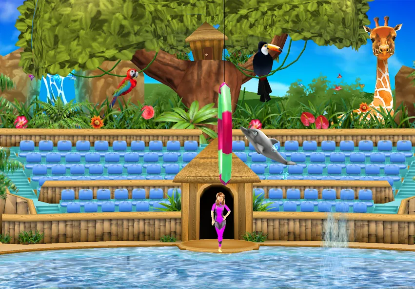 My Dolphin Show (Май Долфин Шоу) МОД/Взлом [Все открыто, Дополнительные деньги и Меню MOD] Screenshot 1