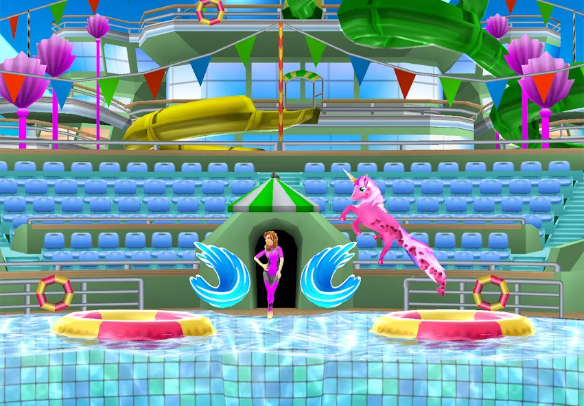 My Dolphin Show (Май Долфин Шоу) МОД/Взлом [Все открыто, Дополнительные деньги и Меню MOD] Screenshot 2