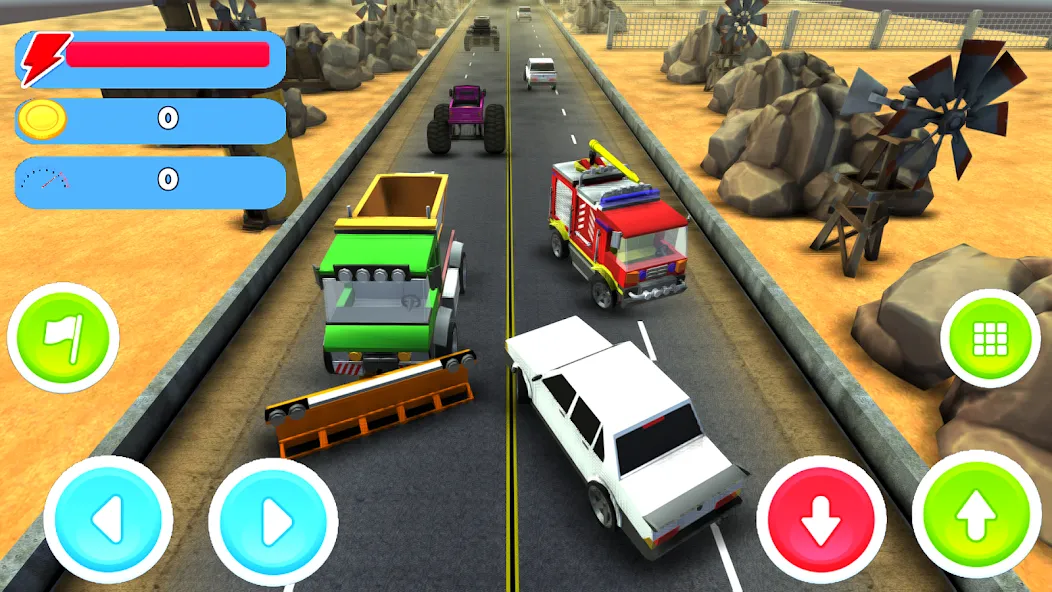 Toy Truck Drive МОД/Взлом [Все открыто, Дополнительные деньги и Меню MOD] Screenshot 2