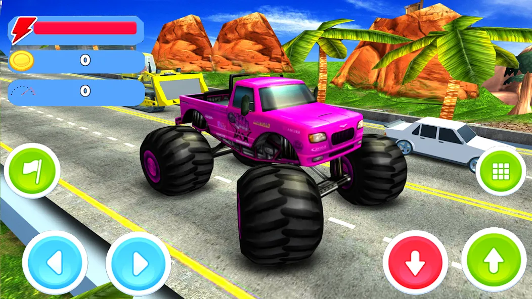 Toy Truck Drive МОД/Взлом [Все открыто, Дополнительные деньги и Меню MOD] Screenshot 4