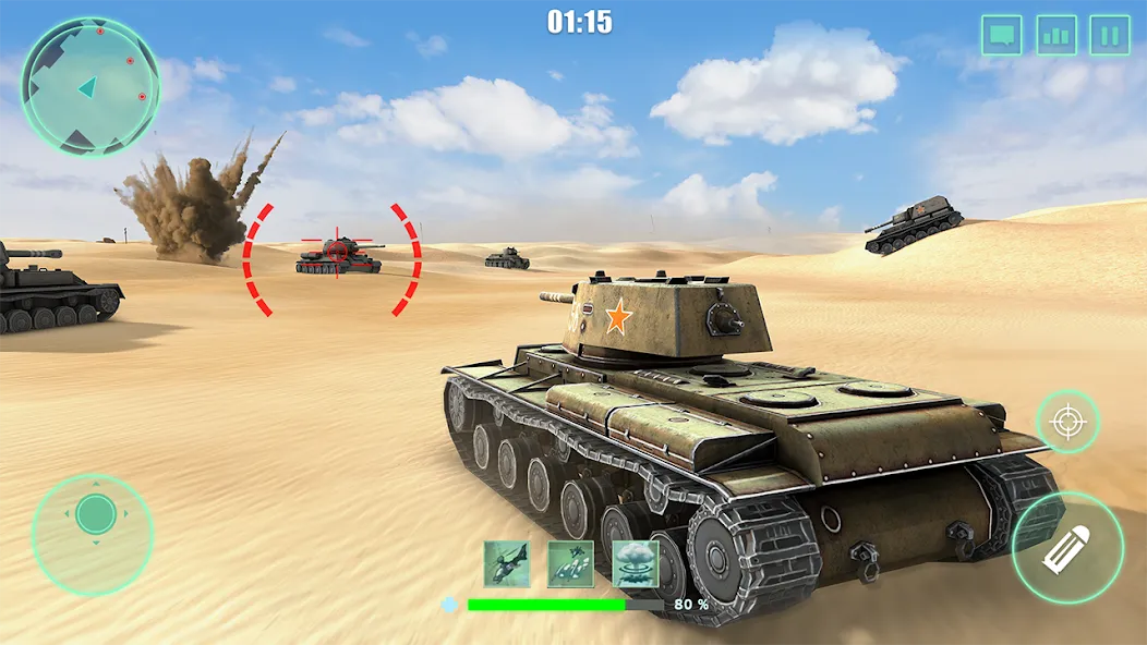 World Tanks War: Offline Games (Танковые военные машины Блиц) МОД/Взлом [Много денег, Монет и Все открыто] Screenshot 2