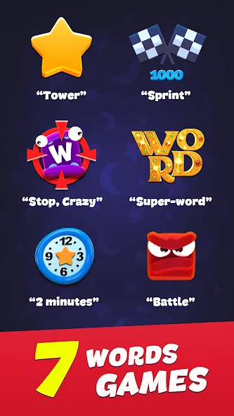 Toy Words play together online (Той Вордс) МОД/Взлом [Бесконечные деньги, Монеты и Мега MOD] Screenshot 1